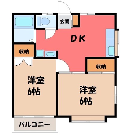 安塚駅 徒歩6分 2階の物件間取画像